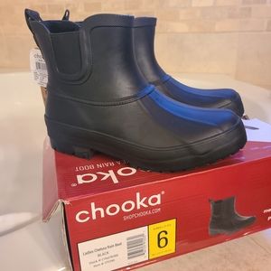 Chooka Chelsea Rain Boot sz 6